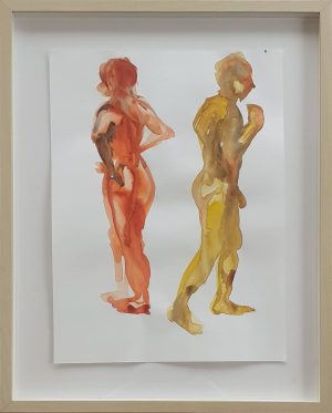 Катерина Димитрова / #4_You see me i see you, 30x40cм, акварел, 2020